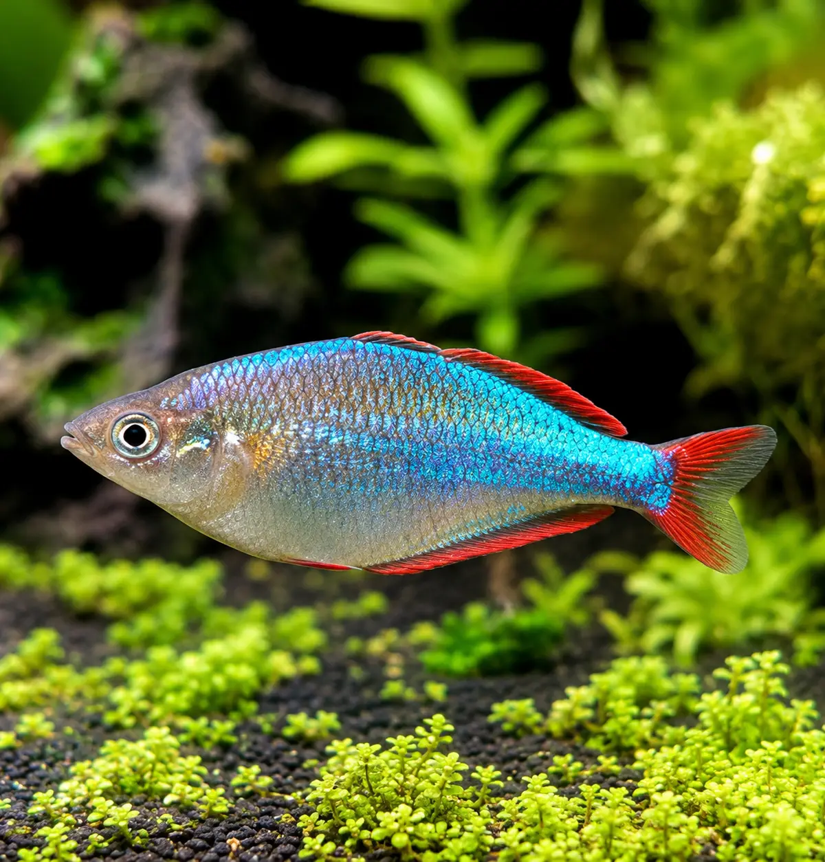 Dwarf Neon Rainbowfish (Melanotaenia praecox)